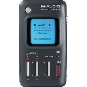 M-AUDIO MicroTrack Ⅱ 專業(yè)2通道便攜式數(shù)字錄音機