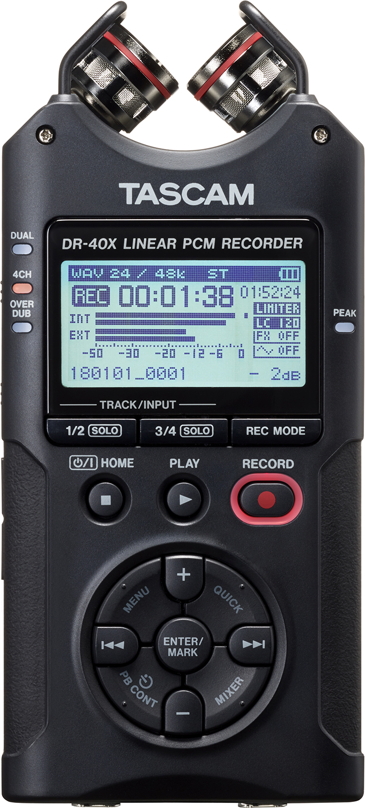 Tascam 宣布新的 DR-X 系列數(shù)字錄音機(jī)兼 USB 音頻接口