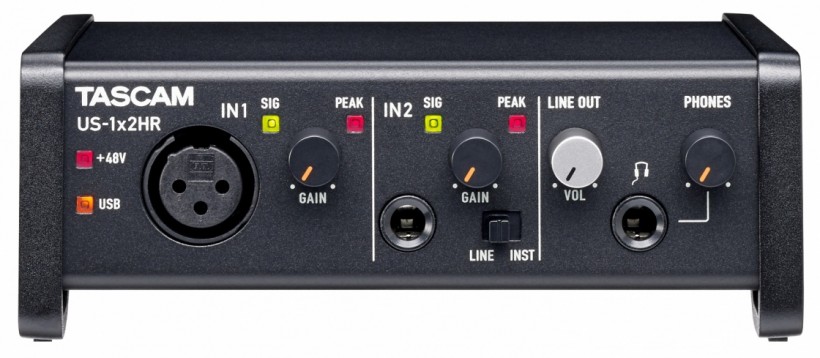 Tascam 發(fā)布新 US-HR 系列三款 USB-C 音頻接口：US-1x2HR、US-2x2HR、US-4x4HR